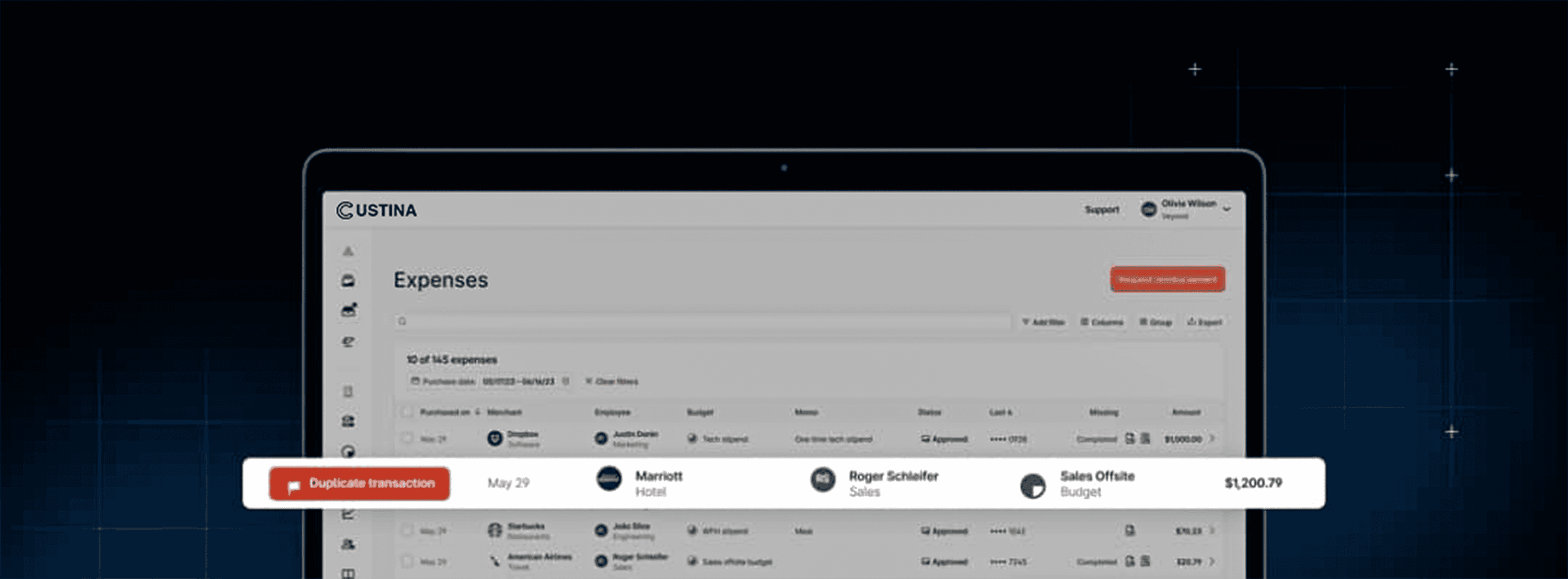 Expense Management Dashboard